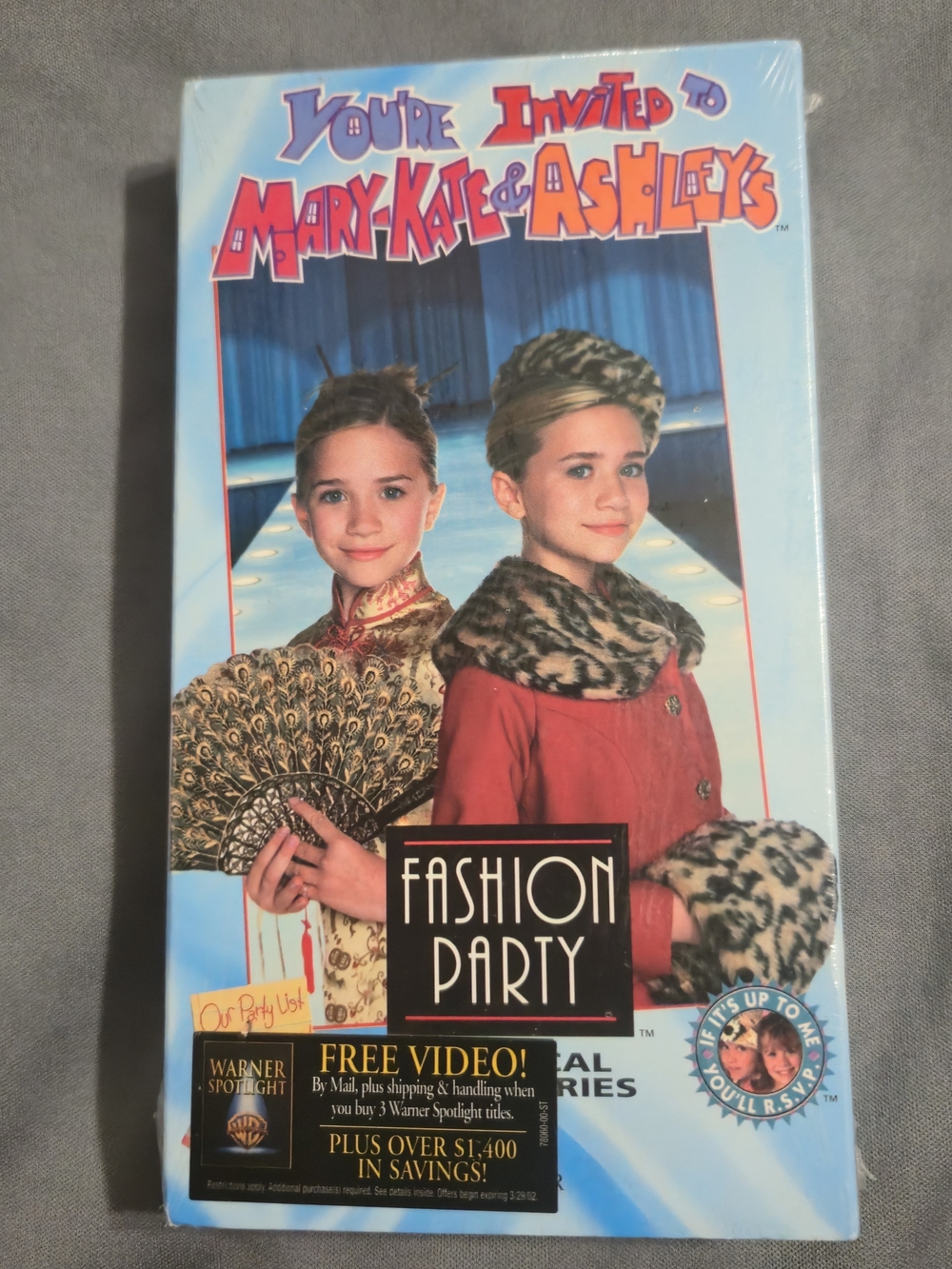 You’re Invited to Mary-Kate & Ashleys Fashion Party VHS 1999 Sealed Olson Twins